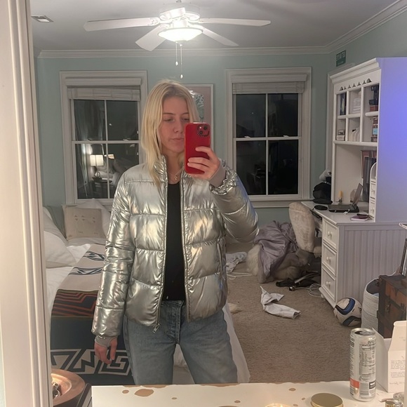 Lovers + friends puffer coat size xs - Picture 2 of 7